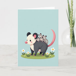Marsupial Mothers Day Art Card
