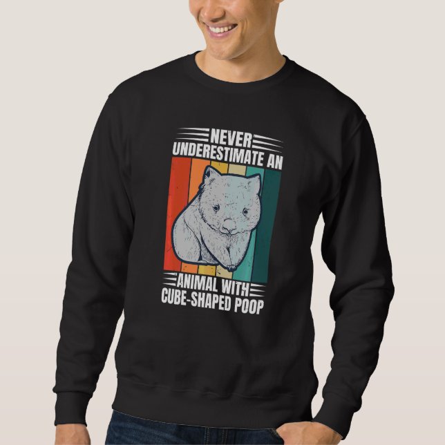 Marsupial Wombat For A Wombat Nerd Sweatshirt (Front)