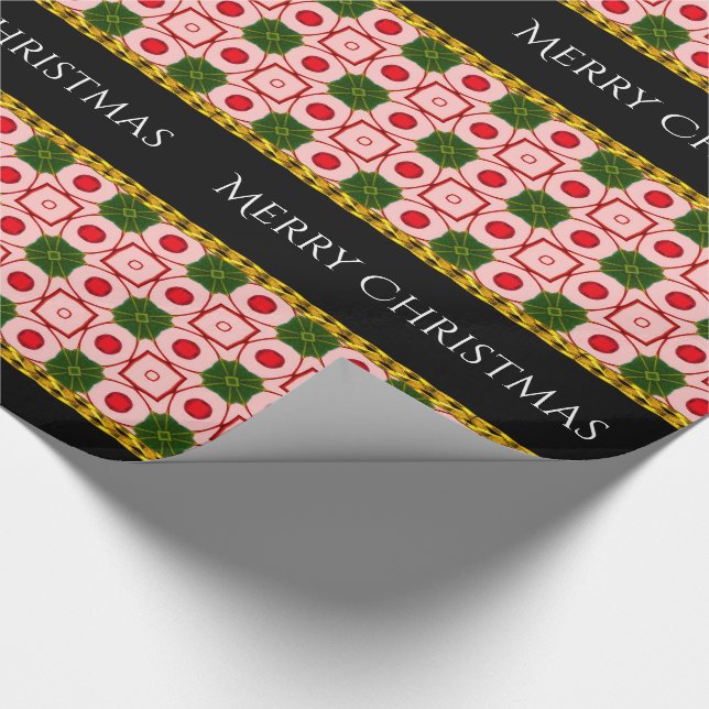 Marta Victorian Christmas Wrapping Paper (Corner)