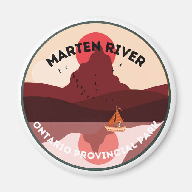 Marten River Ontario Provincial Park Magnet (Front)