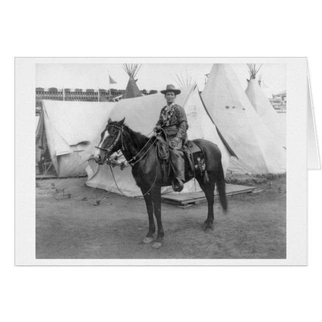 Martha Canary "Calamity Jane" on Horseback (Front Horizontal)