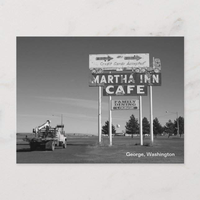 Martha Inn- George, Washington Postcard (Front)