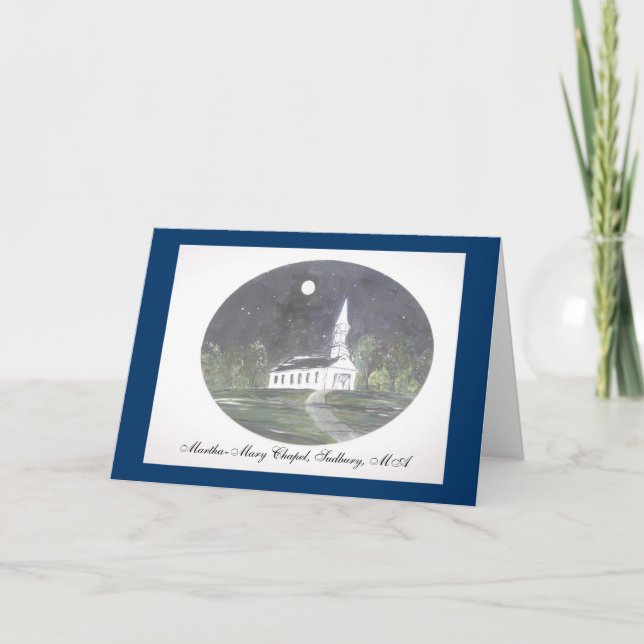 Martha-Mary Chapel, Sudbury MA Card (Front)