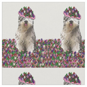 Martha Old English Sheepdog Fabric