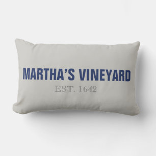 Martha’s Vineyard Established 1642 Throw Pillow