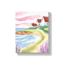 Martha’s Vineyard | Watercolor Beach Path Painting