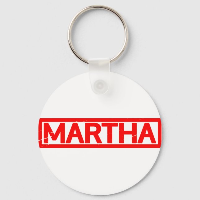 Martha Stamp Key Ring (Front)