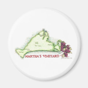 Martha Vineyard Island Magnet