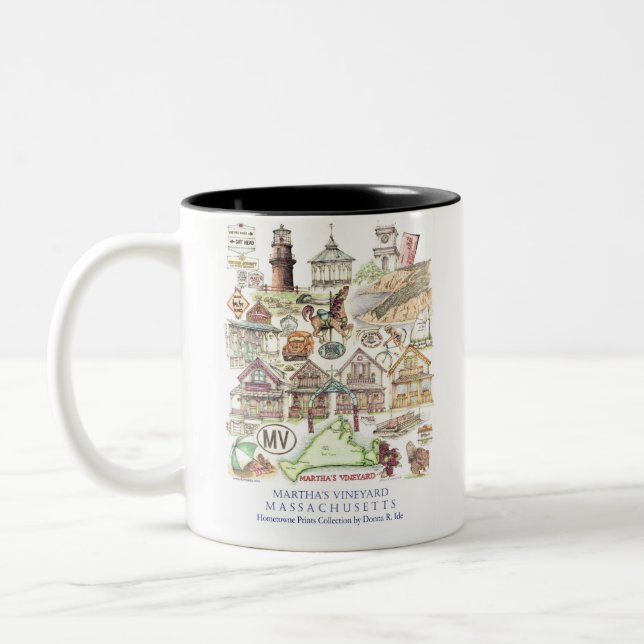 Martha Vineyard Montage Mug (Left)