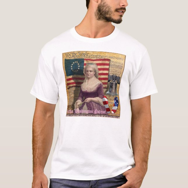 Martha Washington The First American 1st Lady T-Shirt (Front)