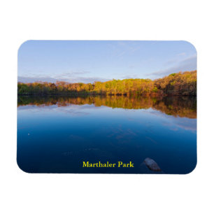 marthaler park sunrise and reflections magnet