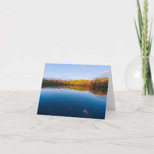 marthaler park sunrise and reflections thank you card