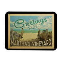 Martha's Vineyard Beach Vintage Travel