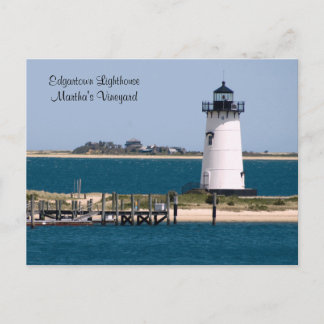 martha's Vineyard, Edgartown Lighthouse Post Card
