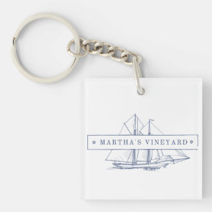 Martha's Vineyard Keychain