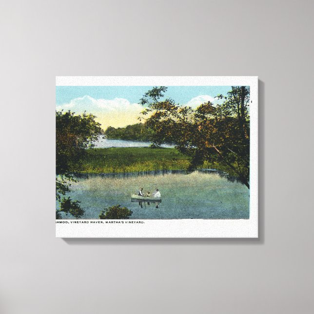 Martha's Vineyard, Lake Tashmoo Scene Canvas Print (Front)