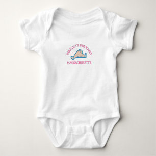 Martha's Vineyard "Map" Design. Baby Bodysuit
