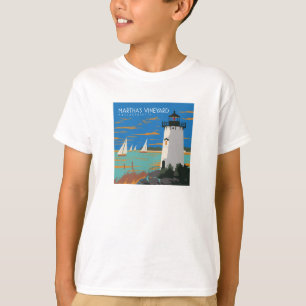 Martha's Vineyard, Massachusetts Lighthouse T-Shirt