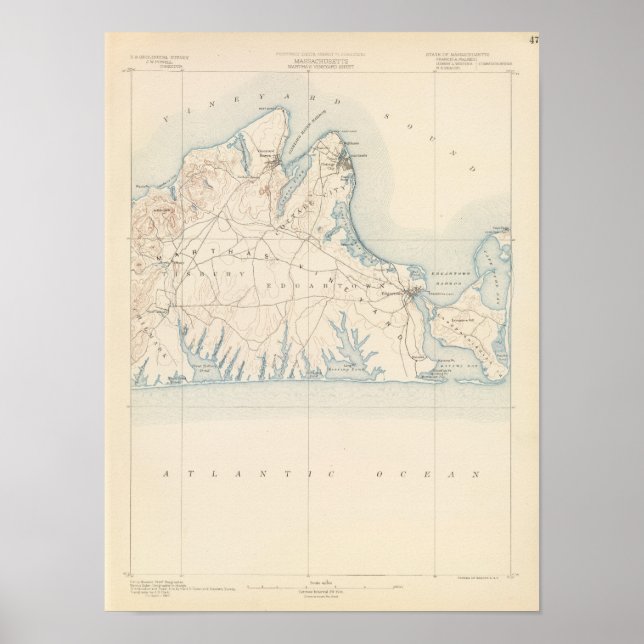 Martha's Vineyard, Massachusetts Poster (Front)