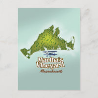 Martha's vineyard Massachusetts travel poster