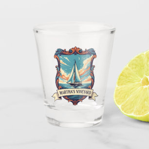 Martha's Vineyard Massachusetts Travel Shot Glass