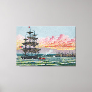 Martha's Vineyard Medium Wrapped Canvas