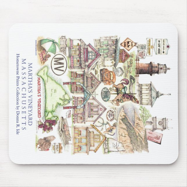 Martha's Vineyard Montage Mousepad (Front)