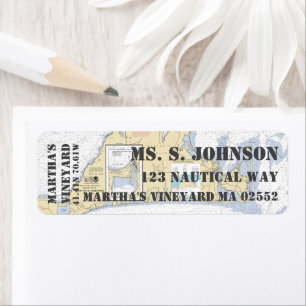 Martha's Vineyard Nautical Navigation Chart