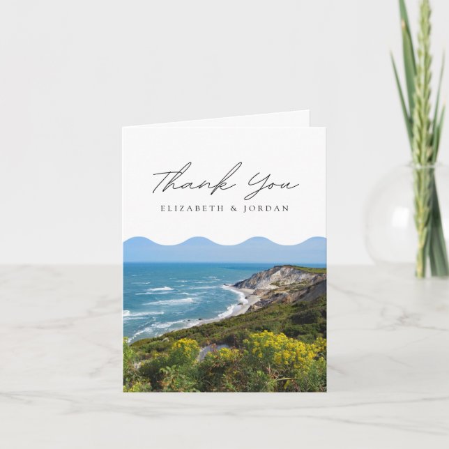 Martha's Vineyard Photo Blank Thank You Card (Front)