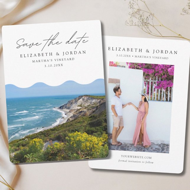 Martha's Vineyard Photo Save the Date Wedding Invitation (Martha's Vineyard Photo Save the Date Wedding Invitation
)