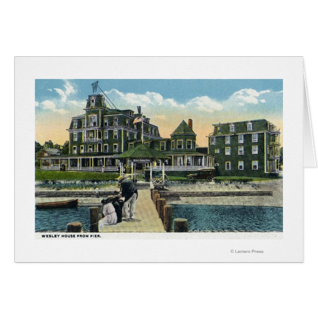 Martha's Vineyard, Pier View of the Wesley House (Front Horizontal)
