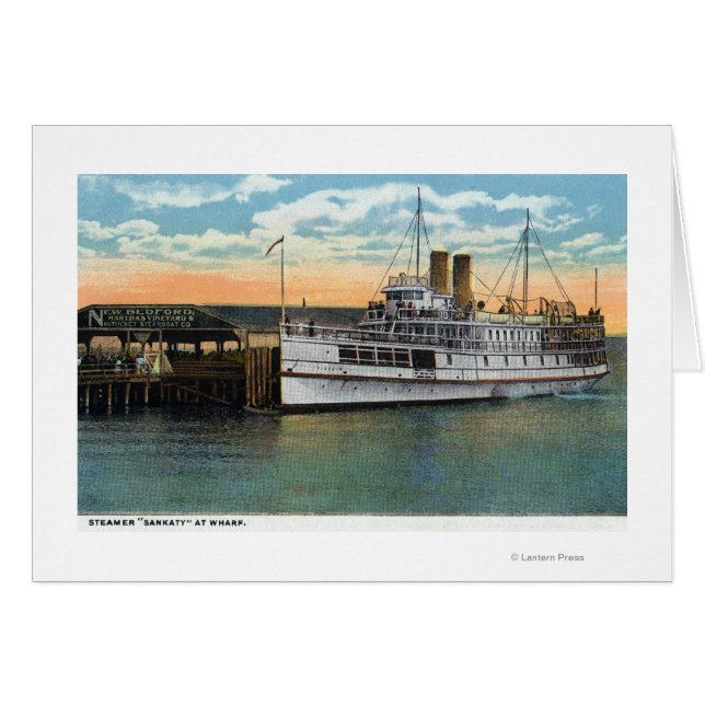 Martha's Vineyard, Sankaty Steamer at Wharf (Front Horizontal)