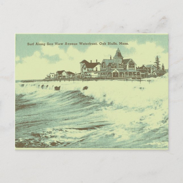 Martha's Vineyard Sea Postcard (Front)
