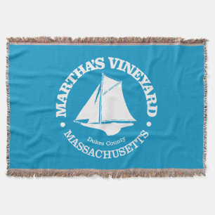 Martha's Vineyard (sloop) Throw Blanket