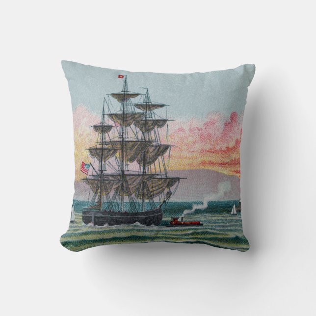 Martha's Vineyard Throw Pillow (Front)