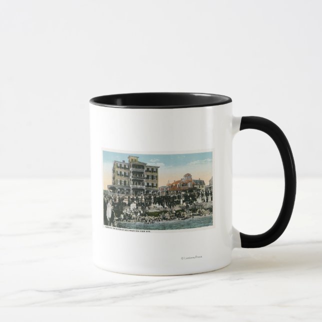Martha's Vineyard, View of Sea View Avenue Mug (Right)