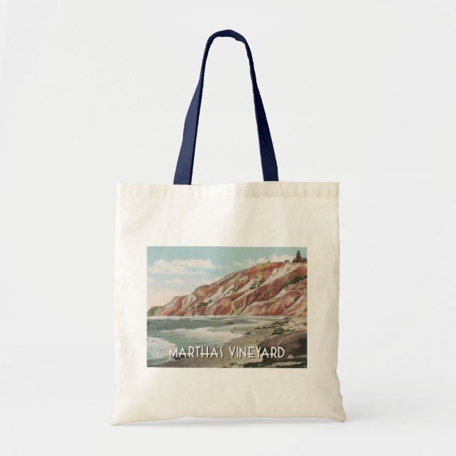 Martha's Vineyard vintage scene Tote Bag (Front)