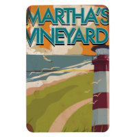 Marthas Vineyard Vintage Travel Poster
