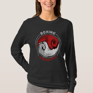 Martial Art Boxing Vintage Train Fight Yin Yang F T-Shirt