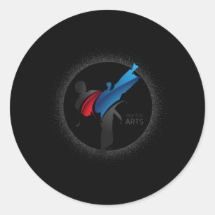 Martial Art Classic Round Sticker