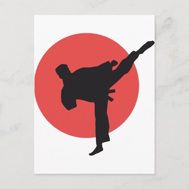 martial art postcard (Front)