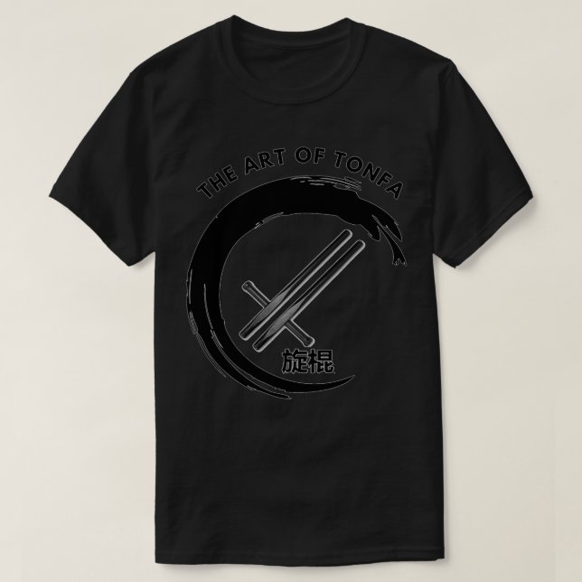 Martial Art Weapon TONFA T-Shirt (Design Front)
