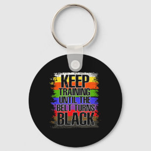 Martial Artist Black Belt - Tae Kwon Do - Karate Key Ring