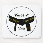 Martial Arts 2nd Degree Black Belt Mouse Mat<br><div class="desc">Customise the Martial Arts 2nd Degree Black Belt Mousepad as you wish! Create your own personalised mousepad when you add your name, your school or team name, your martial art or text of your choice. This custom martial arts mouse mat makes a great gift idea to commemorate a second degree...</div>