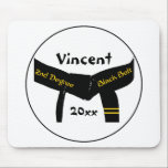 Martial Arts 2nd Degree Black Belt Mouse Mat<br><div class="desc">Customise the Martial Arts 2nd Degree Black Belt Mousepad as you wish! Create your own personalised mousepad when you add your name, your school or team name, your martial art or text of your choice. This custom martial arts mouse mat makes a great gift idea to commemorate a second degree...</div>