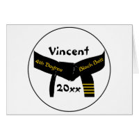 Martial Arts 4th Degree Black Belt