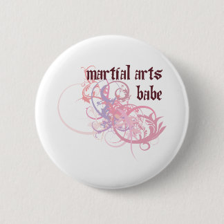 Martial Arts Babe 6 Cm Round Badge
