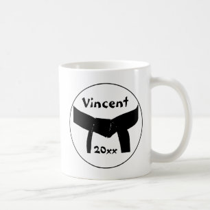 Martial Arts Basic Black Belt Coffee Mug
