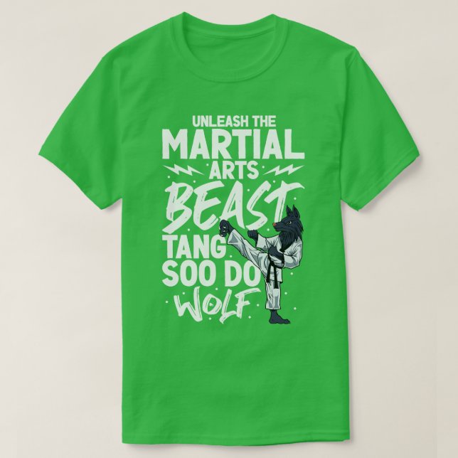 Martial Arts Beast Tang Soo Do T-Shirt (Design Front)