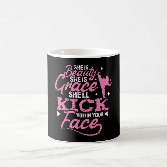 Martial Arts Beauty And Grace Coffee Mug (Center)